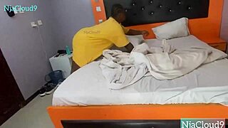 stepmom seduces me while making bed then raw fucks