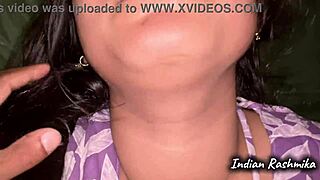 A Bhojpuri desi girl chats playfully in her bedroom, sharing a homemade video full of real couple moments in Hindi from start to epic finish