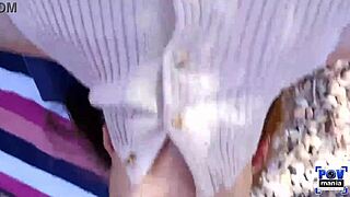 sailor luna deepthroats miles long's huge cock in park pov blowjob