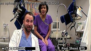 Nurse Forces Freshman Jackie Banes To Hitachi Orgasm In Hospital Gaping Session