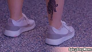 damn, riley's gym workout with those big tits is too sexy—gotta fuck that hot milf wife now!