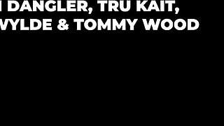 huge juicy melons on dan dangler and tru kait in wild foursome blowjobs and doggy