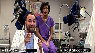 Nurse Forces Freshman Jackie Banes To Hitachi Orgasm In Hospital Gaping Session