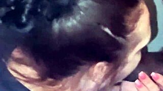 Huge Black Cock Gets Deepthroated by Chubby Bimbo!