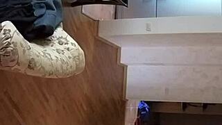 i spied on couple's hidden cam living room action
