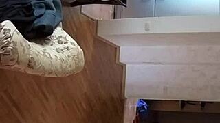 i spied on couple's hidden cam living room action