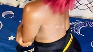 Sweet candy chats casually during her amateur casting session