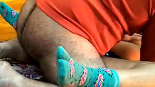 Japanese Lingerie Babe's Hairy Pussy Creampie Tease