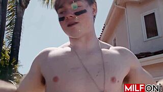 Busty Blonde Lilly Hall Takes Rough Outdoor Double Penetration from Military Guys