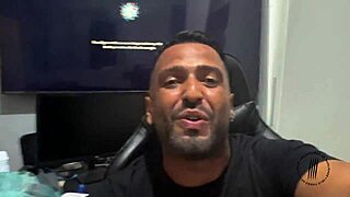 brazilian babe takes huge cock doggystyle from black stud then creampie.
