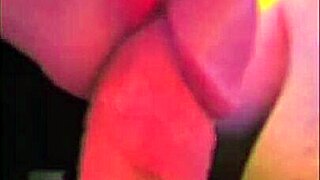 daddy watches close-up sloppy blowjob from big tits curvy wife handjob tease cumshot