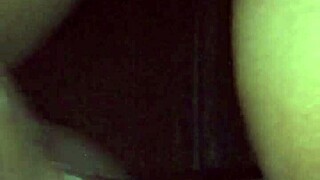 Wife Bent Over in Stockings Takes Hard Doggy Pounding
