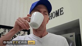 brazzers louise lee sucks fucks painters cum facial mouth tits everywhere!