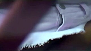 Britney Kane Gapes Ass Rides Big Cock in Garden Fishnets Stockings