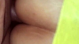 Wife Bent Over in Stockings Takes Hard Doggy Pounding