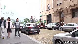 a caring husband allows his wife lina arian to experience a big black cock anally