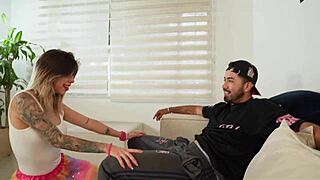 Ever Seen a Horny Clown Squirt on Her Friend's Face? Molly Smith Does It Best