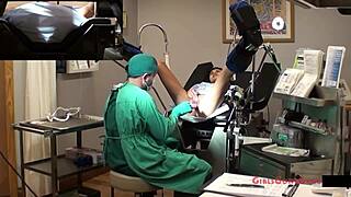 Tampa university entrance physical exam humiliates petite Alexa Chang in latex gloves
