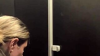 Gym Temptation Leads to Bathroom Pussy Fingering and Explosive Orgasm
