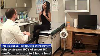 Tampa university entrance physical exam humiliates petite Alexa Chang in latex gloves