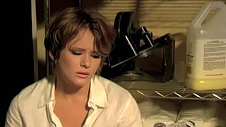 dancer strips then gets her pussy licked hard in vintage flick