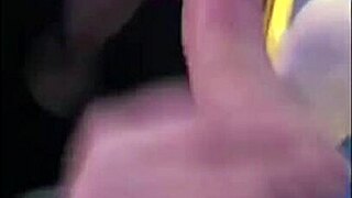 daddy watches close-up sloppy blowjob from big tits curvy wife handjob tease cumshot