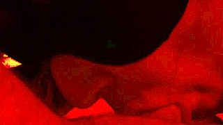EXTREME CLOSE-UP BBW BRUNETTE MILF BLOWS LOAD SWALLOWS RED LIGHT 19