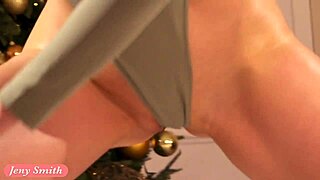 jeny smith leads erotic yoga stretching prank in classroom hidden cam revealing bubble butt