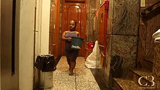 Lil midget catches attitude until huge cock shuts her up with rough pounding!