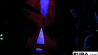 Busty Blondes Share Intense Halloween Pussy Play