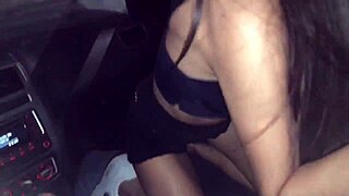 a skinny street prostitute gets fisted hard in the car then fucked on the street by three guys