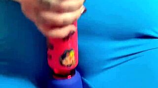 asian bbw shows juicy tits pussy lips after workout cum