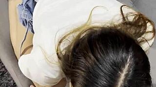 neighbor teen invites me over then bends for full anal in her apartment