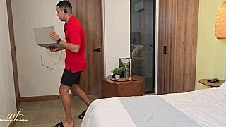 My Stepson Catches Me Masturbating with His Microphones Then Fucks My Big Tits Big Ass Pussy Creampie - Monique Fuentes Max Betancur