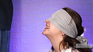 Best friend blinds me for cum taste game then shoots load in my mouth xsanyany