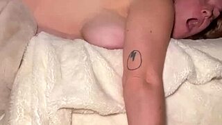 Avril's Shower Pronebone Ends in Hairy Creampie