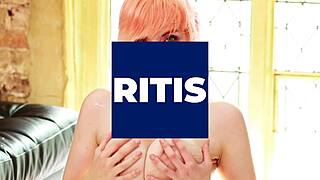 Rae's Big Tits Heave During Dildo Orgasm Ride
