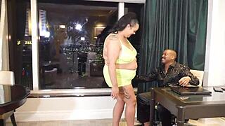 marie daily bbw milf deepthroats huge bbc in lingerie interracial