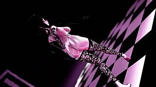 mmd hentai features A DARK SEXY GIRL swaying her hips in a hypnotic erotic dance
