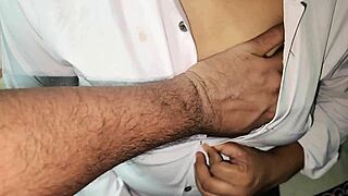 Oiled Mature BBW Teaches Young Stud Proper Dress-Up Fuck