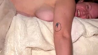 Avril's Shower Pronebone Ends in Hairy Creampie