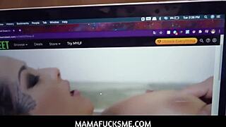 i feel so emotional watching tattooed stepmom catch stepson johnny masturbating before exam sex