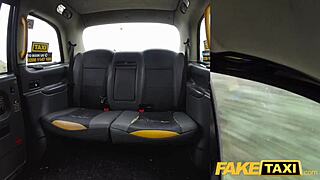 petite british minx calls horny taxi driver for outdoor anal doggy in fake taxi pov
