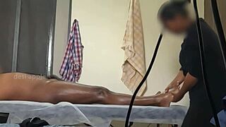 Hidden Cam Catches Spa Happy Ending Cock Explosion!
