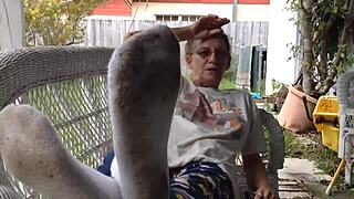 Grandma's Wrinkled Feet Taste So Delicious and Irresistible