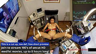 miss mars turns guinea pig as doctor tampa and nurse kristen test e-stim on her pussy