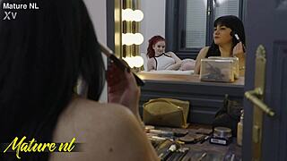 hey stepdaughter miss olivia seduces stepmom lucrezia parisi by the pool 👅🍑 wet lesbian licks!