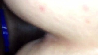 Doggystyle Pounding White Bitch with Massive BBC Cumshot Finish