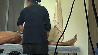 Hidden Cam Catches Spa Happy Ending Cock Explosion!