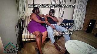 Step mom and step daughter share boyfriend's big black cock in taboo threesome ride